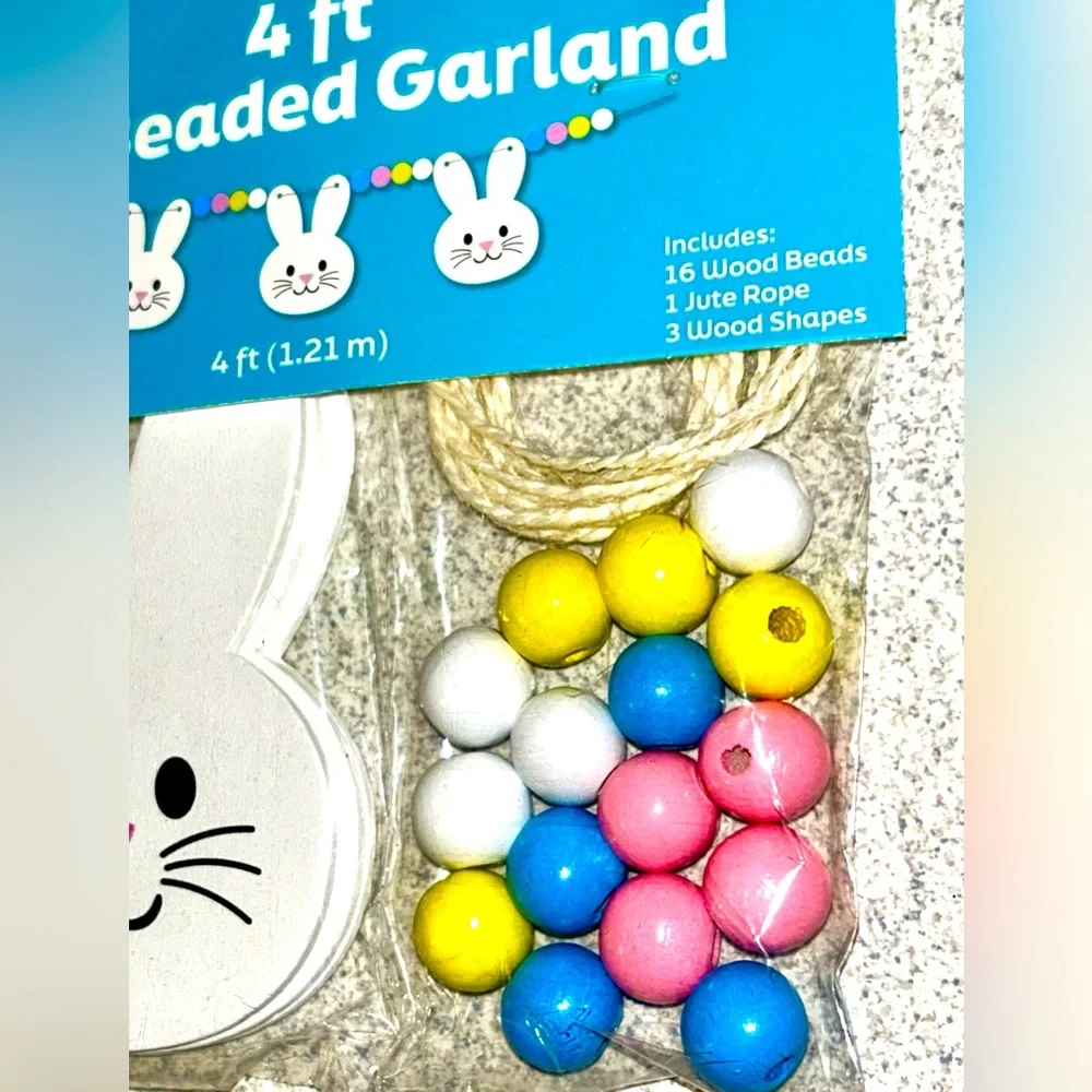 🐇 EASTER BUNNY BEADED GARLAND 🐇